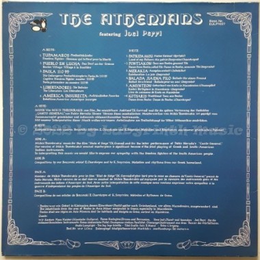 The Athenians - Greek Popular Music • 12" Vinyl LP • NM - Labyrinth Music