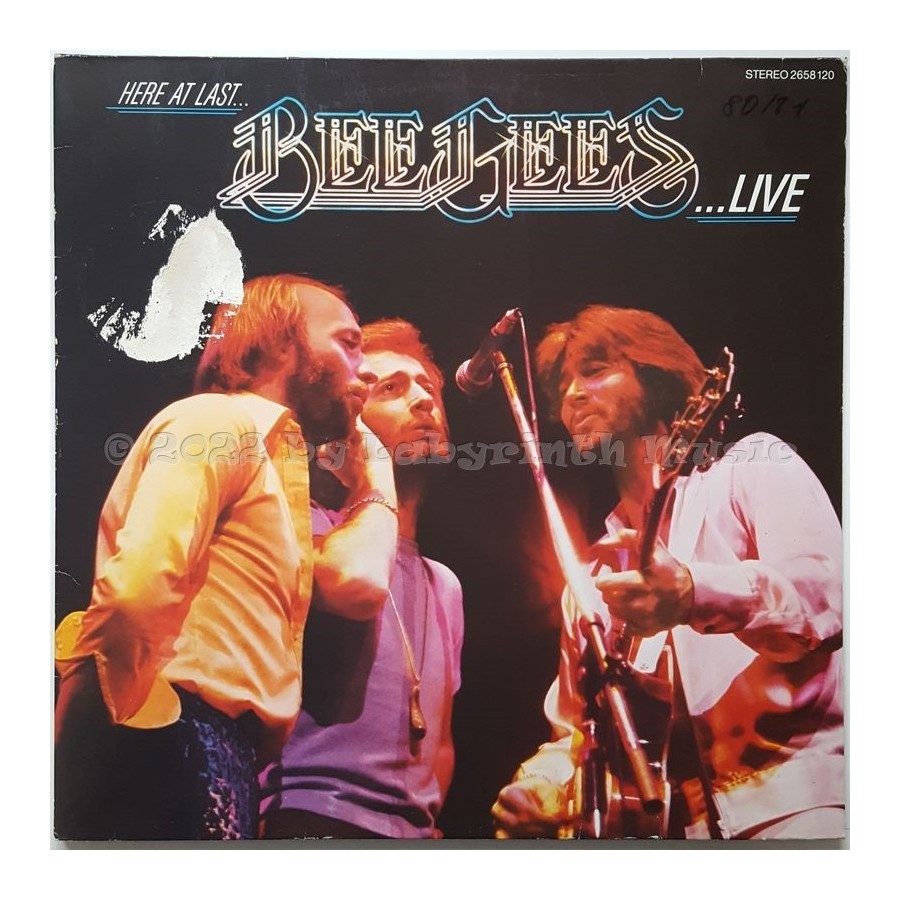 Bee Gees - Here At Last - Live • 12" Vinyl LP • EX - Labyrinth Music