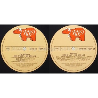Bee Gees - Here At Last - Live • 12" Vinyl LP • EX - Labyrinth Music
