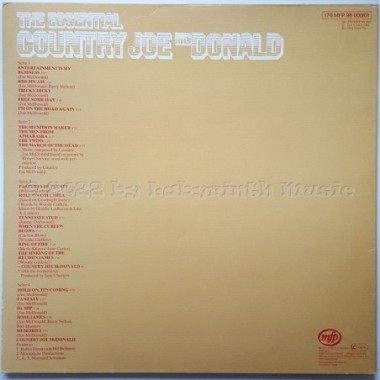 Country Joe McDonald - The Essential Country Joe Mcdonald • 12" Vinyl LP • NM - Labyrinth Music