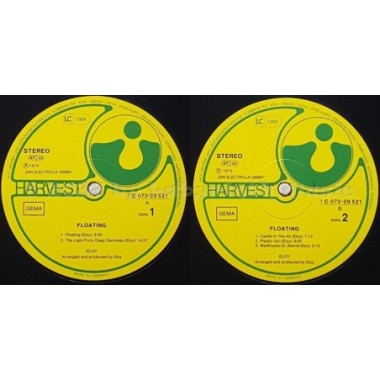 Eloy - Floating • 12" Vinyl LP • EX - Labyrinth Music