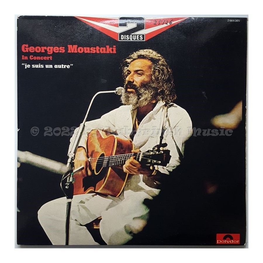 Georges Moustaki - In Concert - Je Suis Un Autre • 12" Vinyl LP • EX - Labyrinth Music