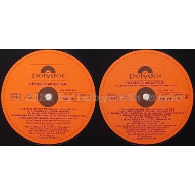 Georges Moustaki - In Concert - Je Suis Un Autre • 12" Vinyl LP • EX - Labyrinth Music