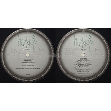 Harry Sacksioni - Vensters • 12" Vinyl LP • EX - Labyrinth Music