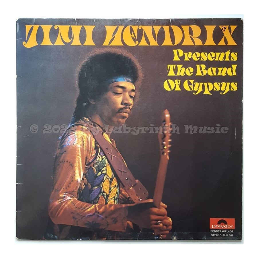 Jimi Hendrix - Presents The Band Of Gypsys • 12" Vinyl LP - Labyrinth Music