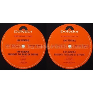 Jimi Hendrix - Presents The Band Of Gypsys • 12" Vinyl LP - Labyrinth Music