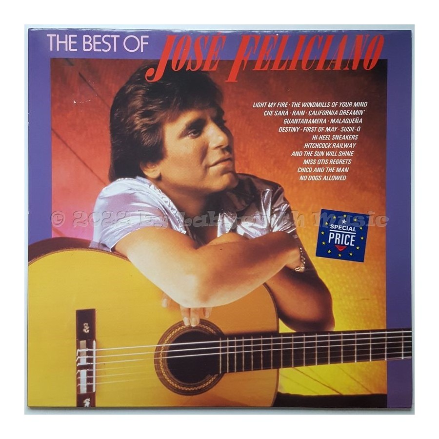 José Feliciano - The Best Of José Feliciano • 12" Vinyl LP • NM - Labyrinth Music