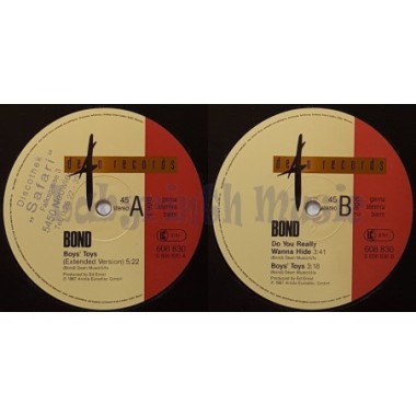Bond - Boys' Toys • 12" Vinyl Maxi • EX - Labyrinth Music