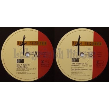 Bond - Take A Walk On The Rainbow • 12" Vinyl Maxi • NM - Labyrinth Music