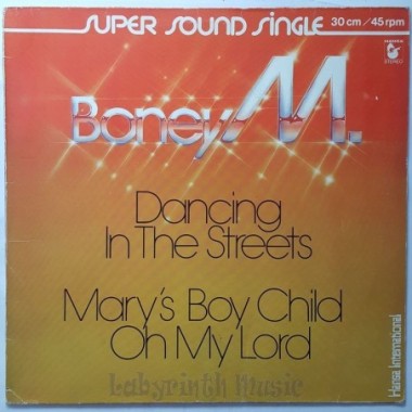 Boney M. - Dancing In The Streets • 12" Vinyl Maxi - Labyrinth Music