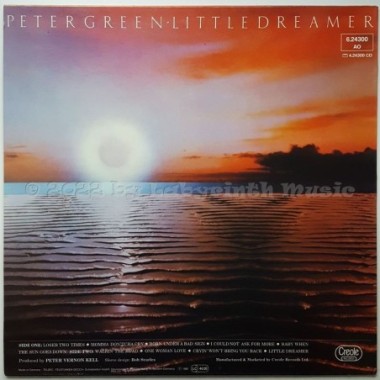 Peter Green - Little Dreamer • 12" Vinyl LP • NM - Labyrinth Music