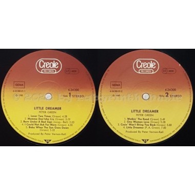 Peter Green - Little Dreamer • 12" Vinyl LP • NM - Labyrinth Music