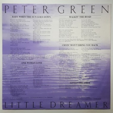 Peter Green - Little Dreamer • 12" Vinyl LP • NM - Labyrinth Music
