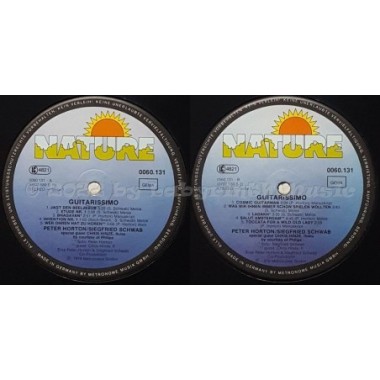 Peter Horton • Siegfried Schwab - Guitarissimo • 12" Vinyl LP • NM - Labyrinth Music