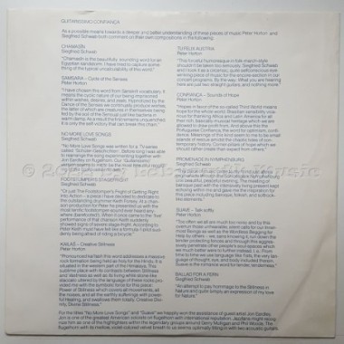 Peter Horton • Siegfried Schwab - Guitarissimo · Confiança • 12" Vinyl LP • EX - Labyrinth Music