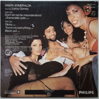 Santa Esmeralda Starring Leroy Gomez - Don't Let Me Be Misunderstood • 12" Vinyl LP • EX - Labyrinth Music
