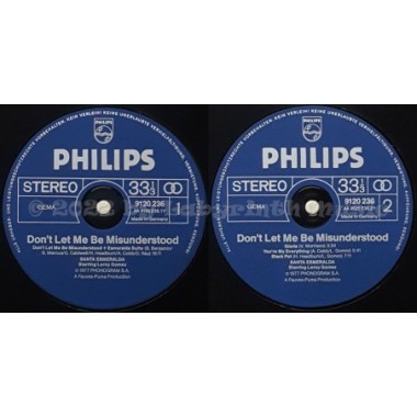 Santa Esmeralda Starring Leroy Gomez - Don't Let Me Be Misunderstood • 12" Vinyl LP • EX - Labyrinth Music