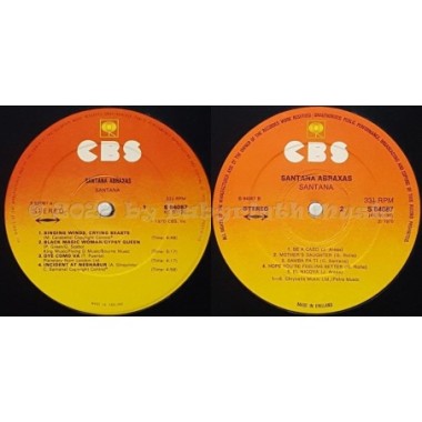 Santana - Abraxas • 12" Vinyl LP • EX - Labyrinth Music