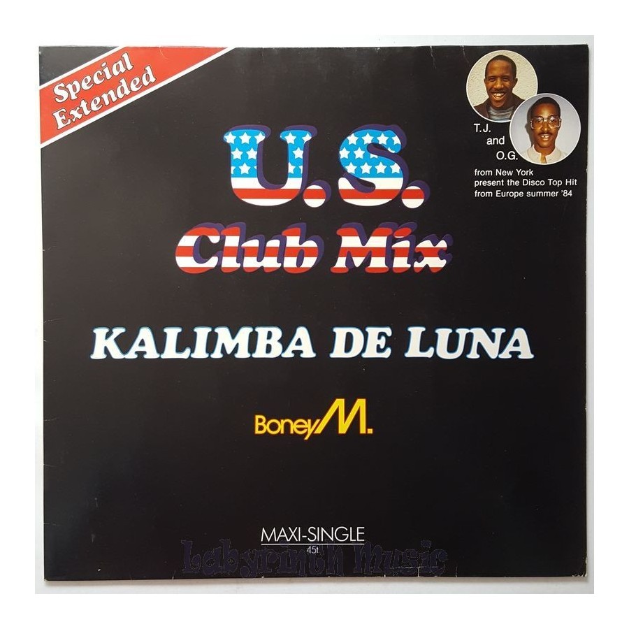 Boney M. - Kalimba De Luna • 12" Vinyl Maxi • EX - Labyrinth Music