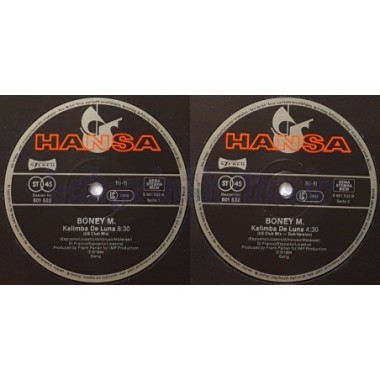 Boney M. - Kalimba De Luna • 12" Vinyl Maxi • EX - Labyrinth Music