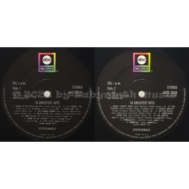 Steppenwolf - 16 Greatest Hits • 12" Vinyl LP • EX - Labyrinth Music