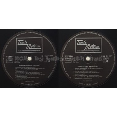 The Temptations - Anthology 1964-1973 • 12" Vinyl LP • EX - Labyrinth Music