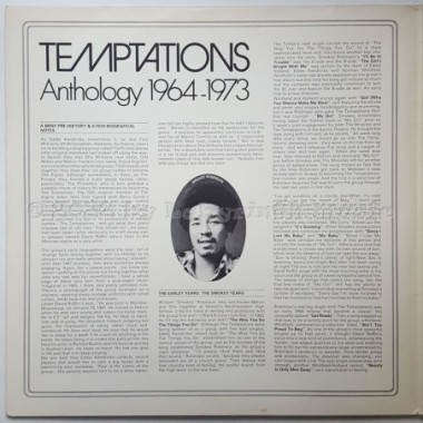 The Temptations - Anthology 1964-1973 • 12" Vinyl LP • EX - Labyrinth Music