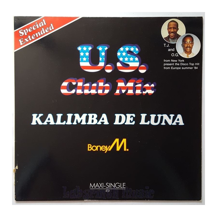 Boney M. - Kalimba De Luna • 12" Vinyl Maxi • EX - Labyrinth Music