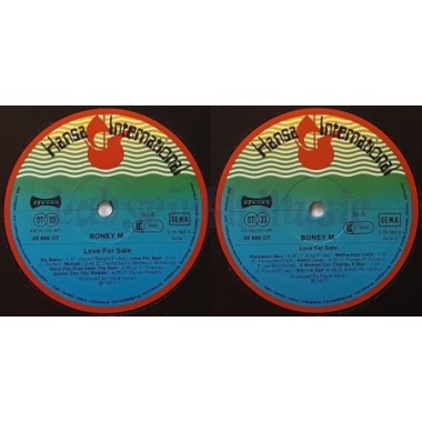 Boney M. - Love For Sale • 12" Vinyl LP • EX - Labyrinth Music