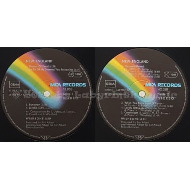 Wishbone Ash - New England • 12" Vinyl LP • EX - Labyrinth Music