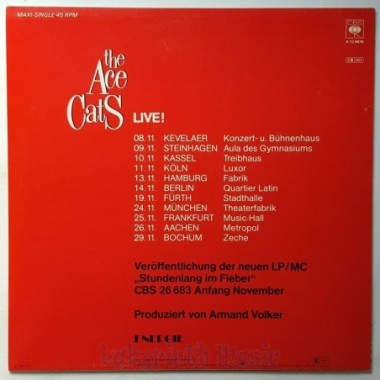 The Ace Cats - Gina • 12" Vinyl Maxi • MINT - Labyrinth Music