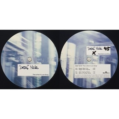 Deaf Nuts - This Is Not A Love Song • 12" Vinyl Maxi • EX - Labyrinth Music