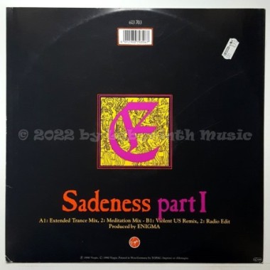 Enigma - Sadeness Part I • 12" Vinyl Maxi • EX - Labyrinth Music