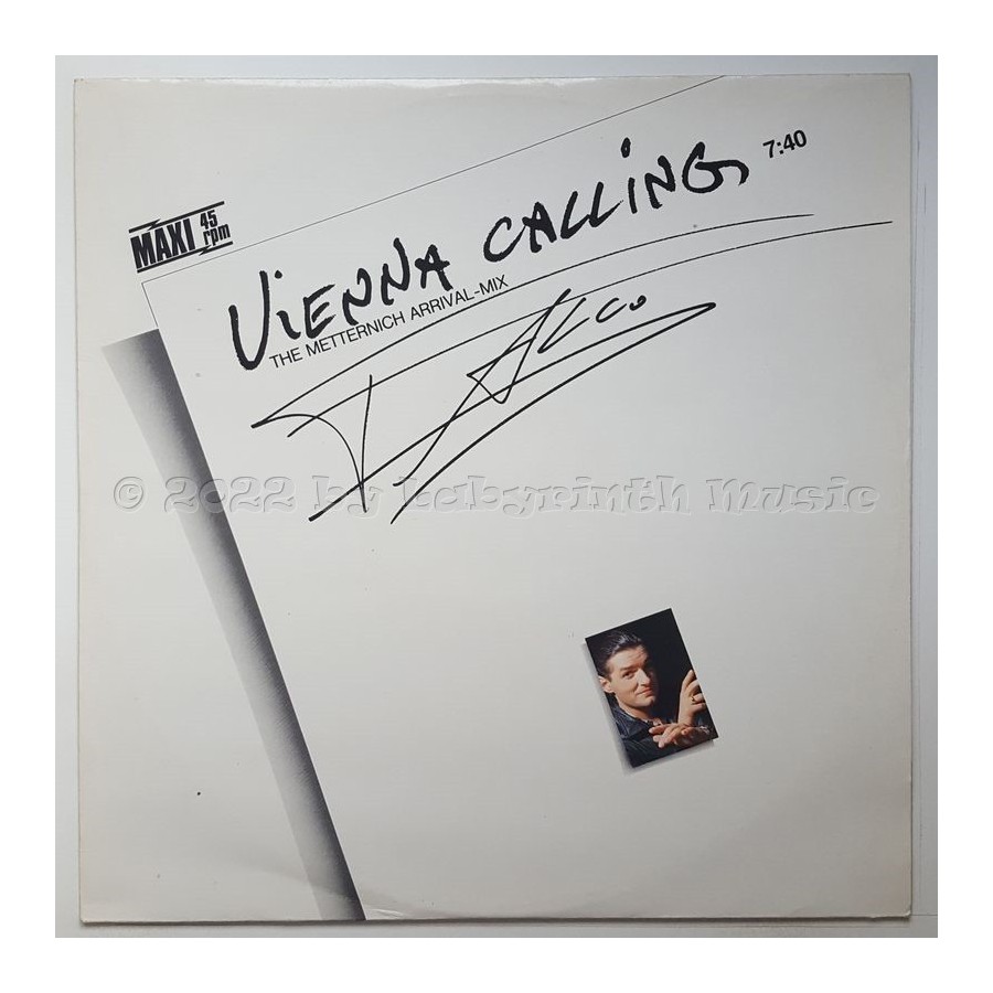 Falco - Vienna Calling • The Metternich Arrival-Mix • 12" Vinyl Maxi • NM - Labyrinth Music