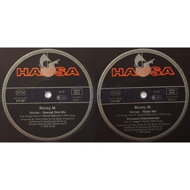Boney M. - Stories • 12" Vinyl Maxi • NM - Labyrinth Music