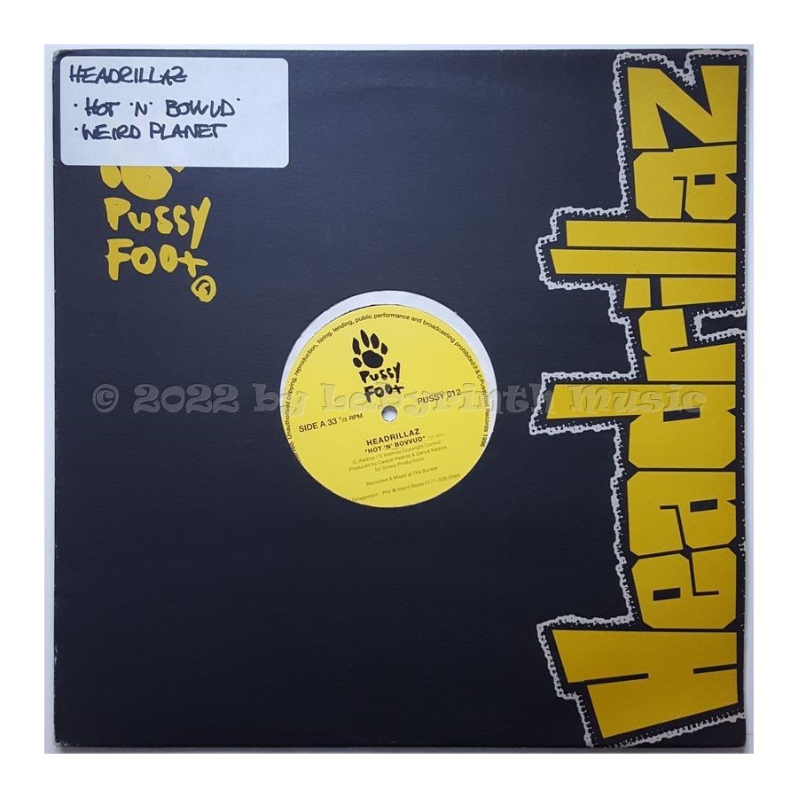 Headrillaz - Hot 'n' Bovvud • 12" Vinyl Maxi • EX - Labyrinth Music