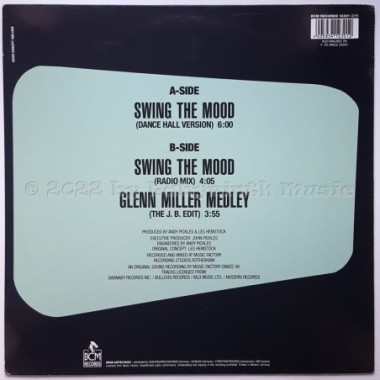 Jive Bunny And The Mastermixers - Swing The Mood • 12" Vinyl Maxi - Labyrinth Music