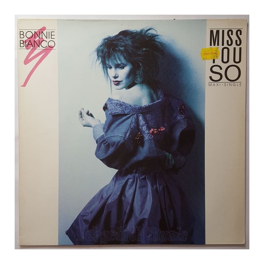 Bonnie Bianco - Miss You So • 12" Vinyl Maxi • NM - Labyrinth Music