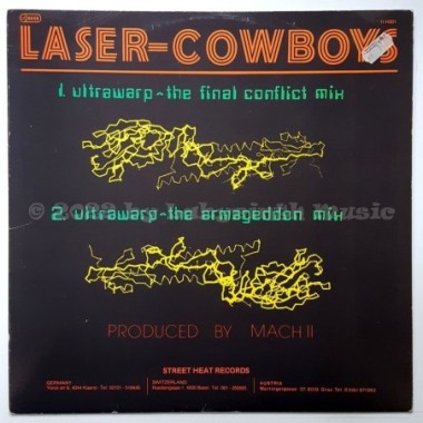 Laser Cowboys - Ultra Warp • New U.S. Remix • 12" Vinyl Maxi - Labyrinth Music
