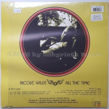 Nicole Willis - All The Time • 12" Vinyl Maxi • EX - Labyrinth Music