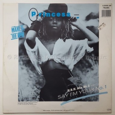 Princess - Say I'm Your No. 1 • 12" Vinyl Maxi • EX - Labyrinth Music