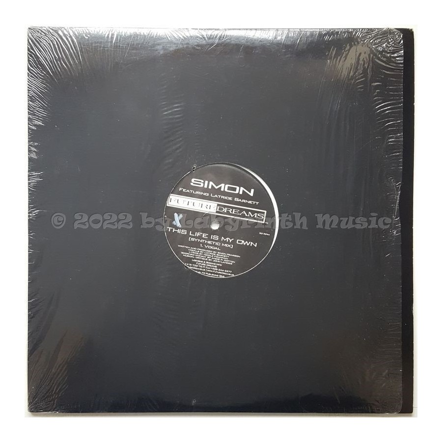 Simon Feat. Latrice Barnett - This Life Is My Own • 12" Vinyl Maxi - Labyrinth Music