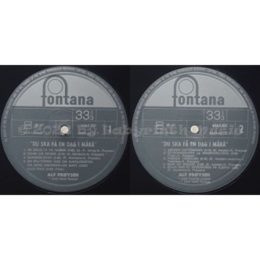Alf Proysen - Du Ska Fa En Dag I Mara • 12" Vinyl LP • NM - Labyrinth Music