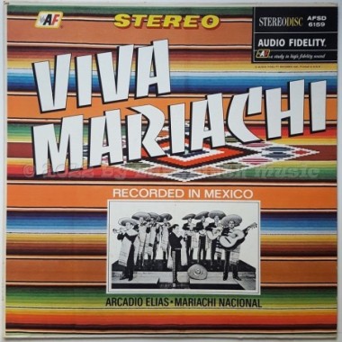 Arcadio Elias And His Mariachi Nacional - Viva Mariachi • 12" Vinyl LP • EX - Labyrinth Music