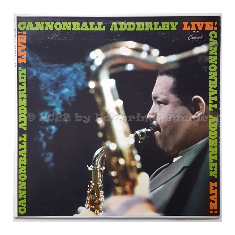 Cannonball Adderley - Live • 12" Vinyl LP • EX - Labyrinth Music