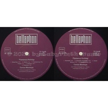 Carlos Montoya - Flamenco Holiday Vol. 1 • 12" Vinyl LP • EX - Labyrinth Music