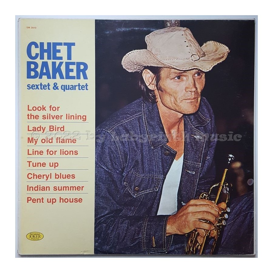Chet Baker - Sextet & Quartet • 12" Vinyl LP • EX - Labyrinth Music
