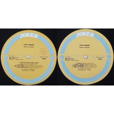 Chet Baker - Sextet & Quartet • 12" Vinyl LP • EX - Labyrinth Music