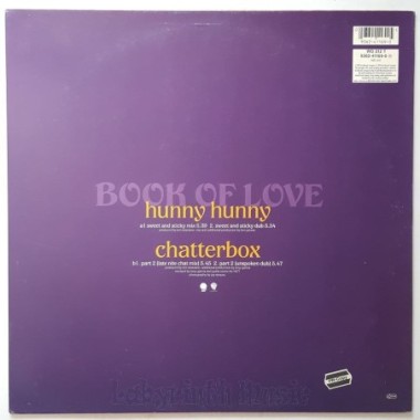 Book Of Love - Hunny Hunny • 12" Vinyl Maxi • NM - Labyrinth Music