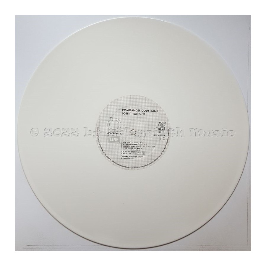 Commander Cody Band - Lose It Tonight • 12" Vinyl LP • EX - Labyrinth Music